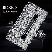 Yzzseven Rhinestone Set 600 White Diamonds + 2500 Flat Rhinestones — image 3