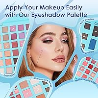 Color Nymph 54-Color Eye Shadow Palette Blue — image 4