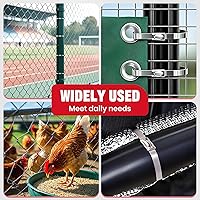 DAFONSO Stainless Steel Cable Tie Gun Kit 100PCS 304 Heavy Duty Metal Zip Ties 200LBS — image 7