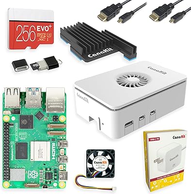 CanaKit Raspberry Pi 5 Starter Kit MAX 16GB 256GB