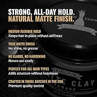 Kingpin Matte Clay Hair Wax for Men - 2.5oz — image 2