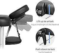 Yaheetech Portable Massage Table 24 inch Width Black — image 4