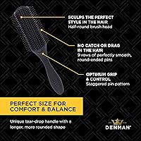 Denman Curly Hair Brush D4 9-Row Styling Brush — image 4
