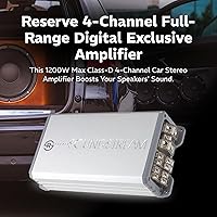 Soundstream RSM4.1200D Class D 4-Channel Car Amplifier — image 2