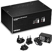TRENDnet TK-240DP 2-Port Dual Monitor DisplayPort KVM Switch — image 1