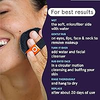 CleanLogic Charcoal Exfoliating Facial Pads, 9 Count — image 4