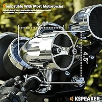 KSPEAKER S7 Bluetooth Motorcycle Speakers — image 4