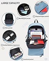 Caoroky Laptop Backpack 15.6 Inch Grey — image 3