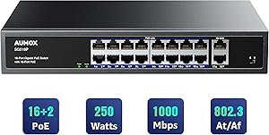 Aumox SG518P 18-Port Gigabit PoE Switch Review