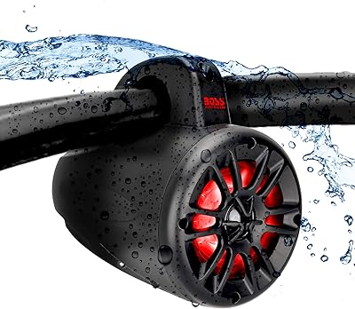 BOSS Audio Systems MRWT40RGB Marine Wake Tower Speakers