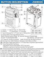 ZHIWHIS ZWS-700 Shortwave Radio with Bluetooth — image 8