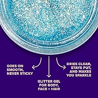 UNICORN SNOT Holographic Face & Body Glitter Gel 3-Pack (Disco/UV/Sky) — image 3