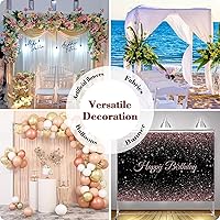 DEROFIT Wedding Arch Backdrop Stand 7FT x 4FT Stainless Steel — image 7