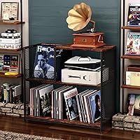 Huxitocan 3-Tier Record Player Stand — image 4