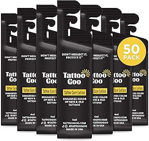 Tattoo Goo Tattoo Care Lotion, 50 Pk Travel Size Review