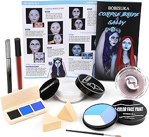 BOBISUKA Halloween Sally & Corpse Bride Makeup Kit Review
