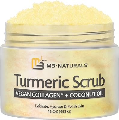 M3 Naturals Exfoliating Turmeric Scrub 16oz