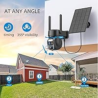 Hawkray QW6 Solar Wireless Outdoor Security Camera — image 4