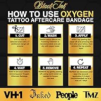 BLACK INK Oxygen Breathable Second Skin Tattoo Aftercare Bandage 25-Pack — image 5