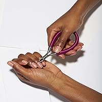 Tweezerman Grip & Snip Spiral Spring Cuticle Nipper (Blue/Pink) — image 4