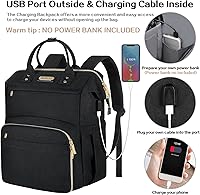 JCDOBEST Insulated Lunch Bag Backpack with USB Port, 15.6 Inch Laptop Compartment — image 4