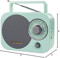 Studebaker SB2000 Mint Green Retro AM/FM Radio — image 8
