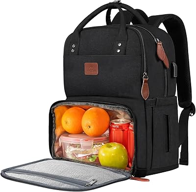 MATEIN 17-Inch Laptop Backpack with Insulated Cooler