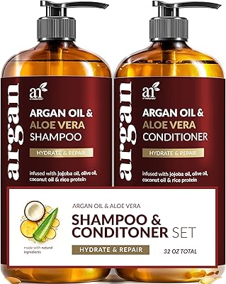 Artnaturals Argan Oil Shampoo and Conditioner Set 16 Fl Oz 2 Pack
