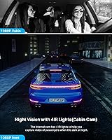 LAMTTO C310 Dual Dash Cam 1080P Front and Interior — image 5