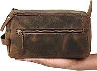KomalC Premium Buffalo Leather Toiletry Bag — image 3