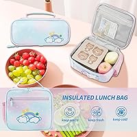 School Backpack for Girls Rainbow Backpack with Pencil Case — image 6