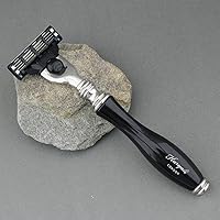 Haryali London 3 Edge Shaving Razor with Black Coated Handle — image 5