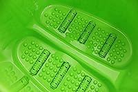 Basicwise Foot Massage Spa Bath Bucket with Cover — image 3