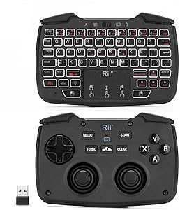 Rii RK707 3-in-1 Wireless Game Controller, Keyboard, and Mouse Combo