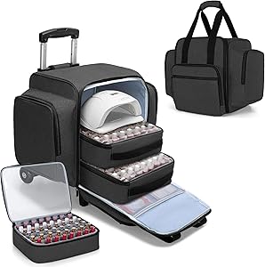 BAFASO Rolling Nail Polish Organizer Review