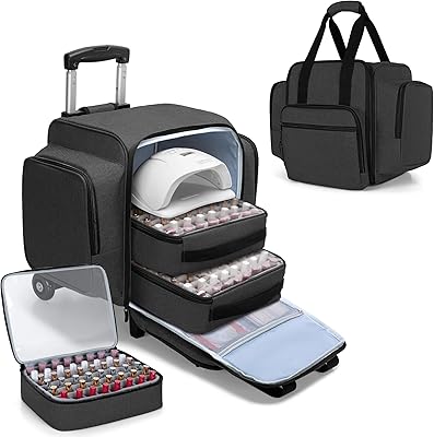 BAFASO Rolling Nail Polish Organizer