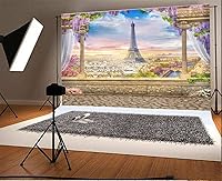 AOFOTO 10x7ft Eiffel Tower Backdrop — image 4