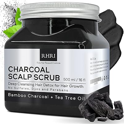 Rida Charcoal Scalp Scrub 16 Fl Oz