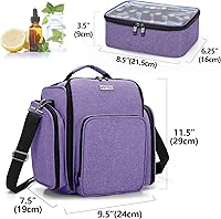 BAFASO Essential Oil Storage Case, Purple, Holds 72 Bottles (15ml-30ml) — image 5