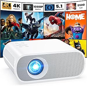 HOMPOW C10 Native 1080P Bluetooth Projector Review