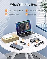 ZMUIPNG DisplayLink Docking Station 18-in-1 for MacBook & USB-C Laptops — image 9