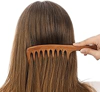 Darık Profesyonel Ahşap Wide Tooth Wooden Comb - Extra Wide Tooth — image 7
