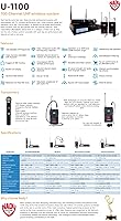 Nady U-1100HT Wireless Handheld Microphone System — image 2
