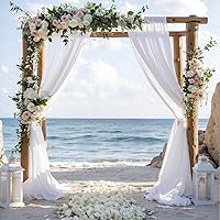 PARTISKY Wedding Arch Draping Fabric 28″ x 19Ft — image 7