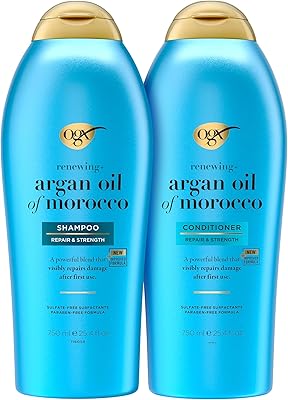 OGX Renewing Argan Oil of Morocco Shampoo & Conditioner Set, 25.4 fl oz