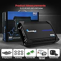 Pyle INV1000DBA 2000W Class D Car Audio Amplifier — image 2