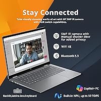 HP OmniBook X Flip 14″ 2K Touch-Screen 2-in-1 Laptop, AMD Ryzen AI 7 3500U, 24GB RAM, 1.5TB Storage — image 4