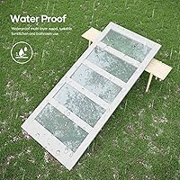 Fredbeck 36x80 White Glass Barn Door with Hardware Kit — image 3