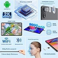 JJGJ TAB9 Android 15 Tablet 12-inch, 24GB RAM, 256GB Storage — image 3