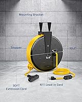 DEWENWILS 30 Ft Retractable Extension Cord Reel — image 4